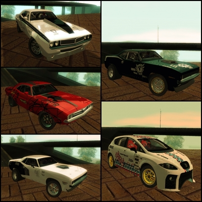 Pro Street Cars Pack 1